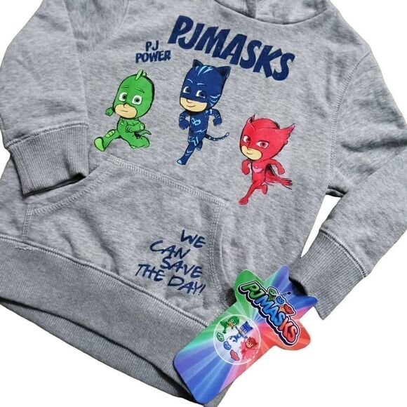 PJ MASKS Long Sleeve Fleece Hoodie 2T -E - Picture 2 of 3